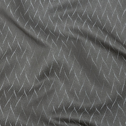 Drapery Jacquard - Mole Flowing Leaves - British Imported