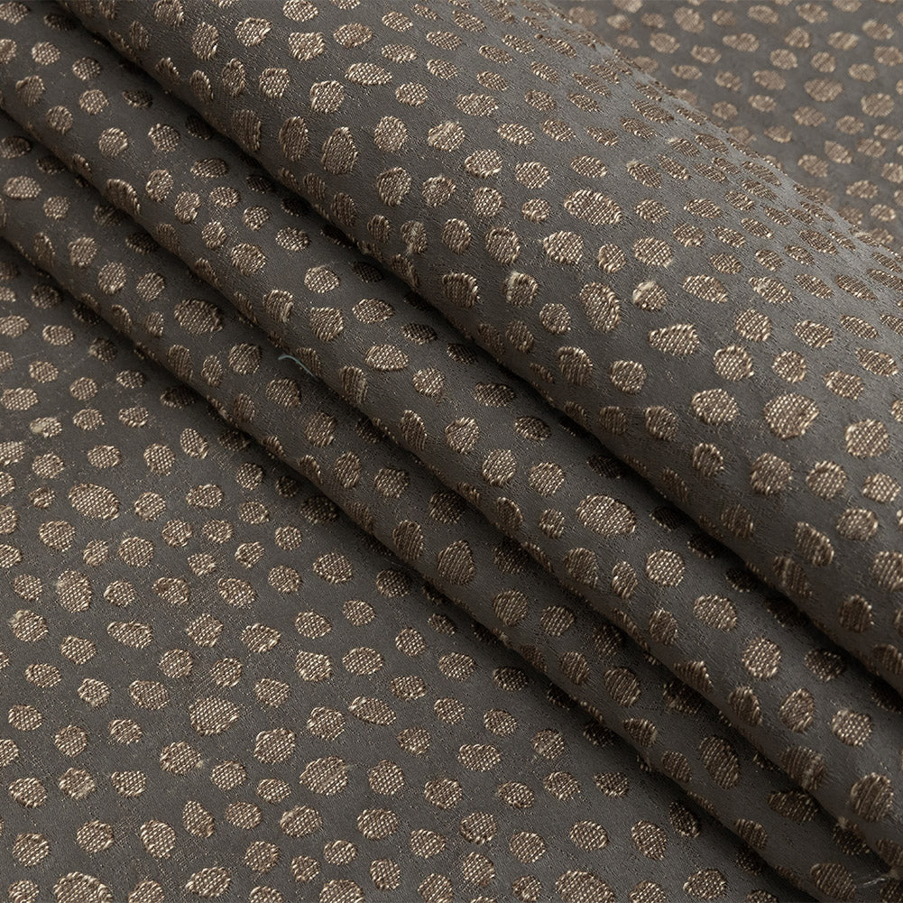 Polyester Jacquard - Mole Spots - British Imported Folded