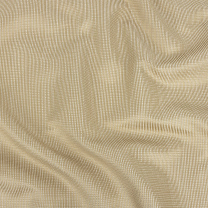 Gridded Polyester Woven - Gold - British Imported