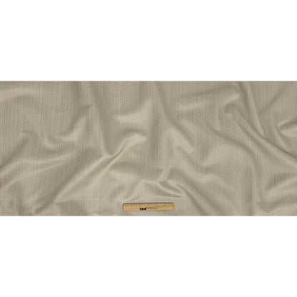 Gridded Polyester Woven - Taupe - British Imported Full