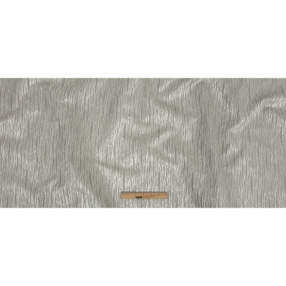 Drapery Jacquard - Platinum Striated - British Imported Full