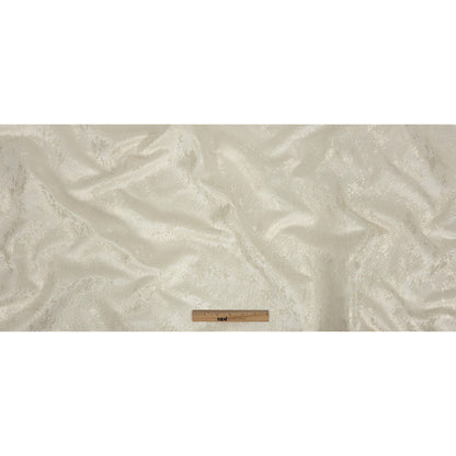 Polyester Jacquard - Ivory Abstract Trees - British Imported Full