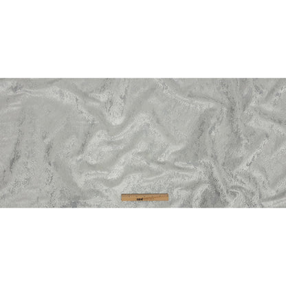 Polyester Jacquard - Platinum Abstract Trees - British Imported Full