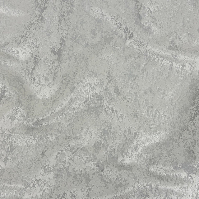 Polyester Jacquard - Platinum Abstract Trees - British Imported