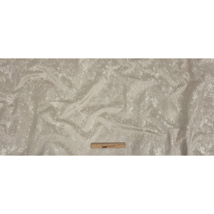 Polyester Jacquard - Taupe Abstract Trees - British Imported Full