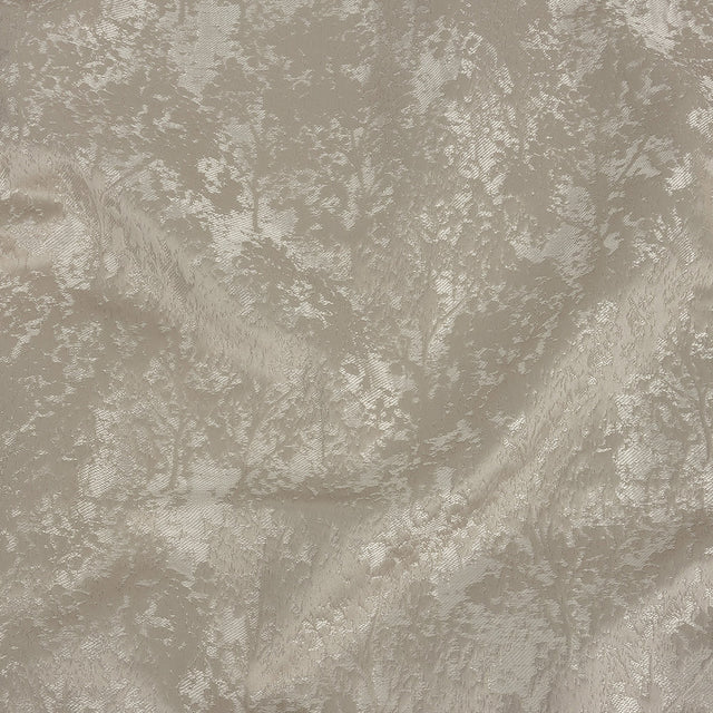 Polyester Jacquard - Taupe Abstract Trees - British Imported
