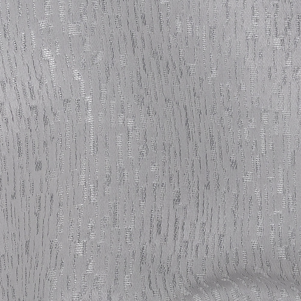 Polyester Jacquard - Platinum Raindrop Streaks - British Imported Detail