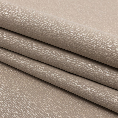 Polyester Jacquard - Taupe Raindrop Streaks - British Imported Folded