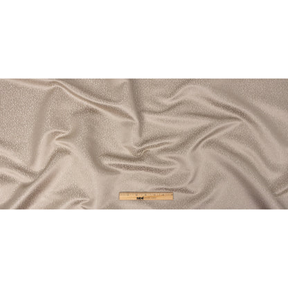 Polyester Jacquard - Taupe Raindrop Streaks - British Imported Full