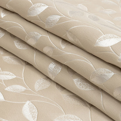 Satin-Faced Jacquard - Gold Foliage - British Imported Folded