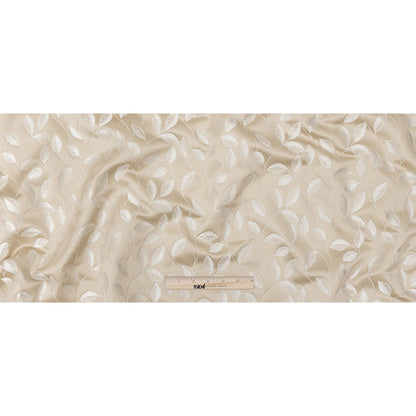 Satin-Faced Jacquard - Gold Foliage - British Imported Full