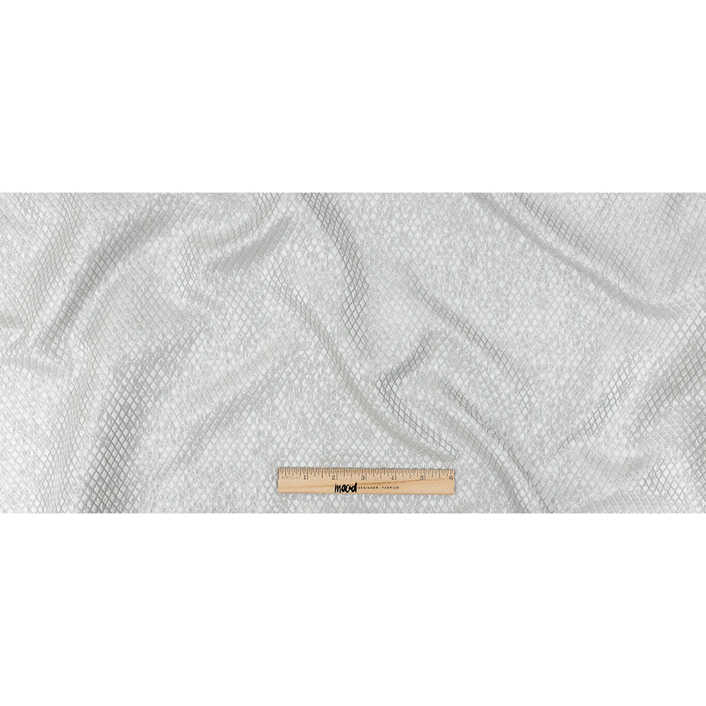 Polyester Jacquard - Platinum Diamonds - British Imported Full
