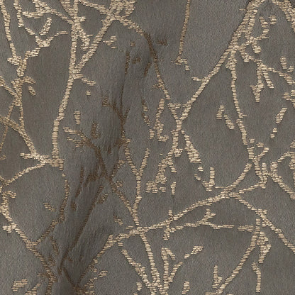Polyester Jacquard - Mole Wintry Branches - British Imported Detail