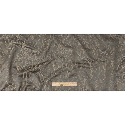 Polyester Jacquard - Mole Wintry Branches - British Imported Full