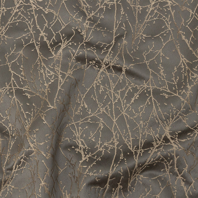 Polyester Jacquard - Mole Wintry Branches - British Imported