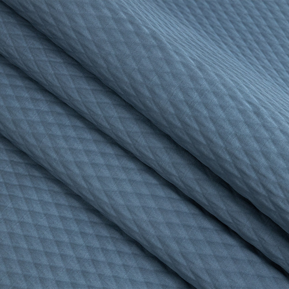 Drapery Jacquard - Danube Diamond Quilted - British Imported Folded