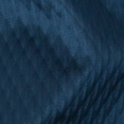 Drapery Jacquard - Indigo Diamond Quilted - British Imported Detail
