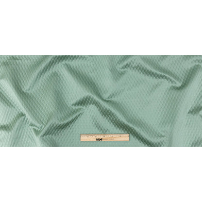 Drapery Jacquard - Sage Diamond Quilted - British Imported Full