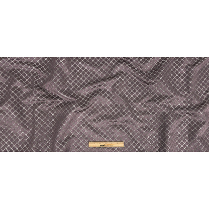 Drapery Jacquard - Amethyst Moroccan Quatrefoil - British Imported Full
