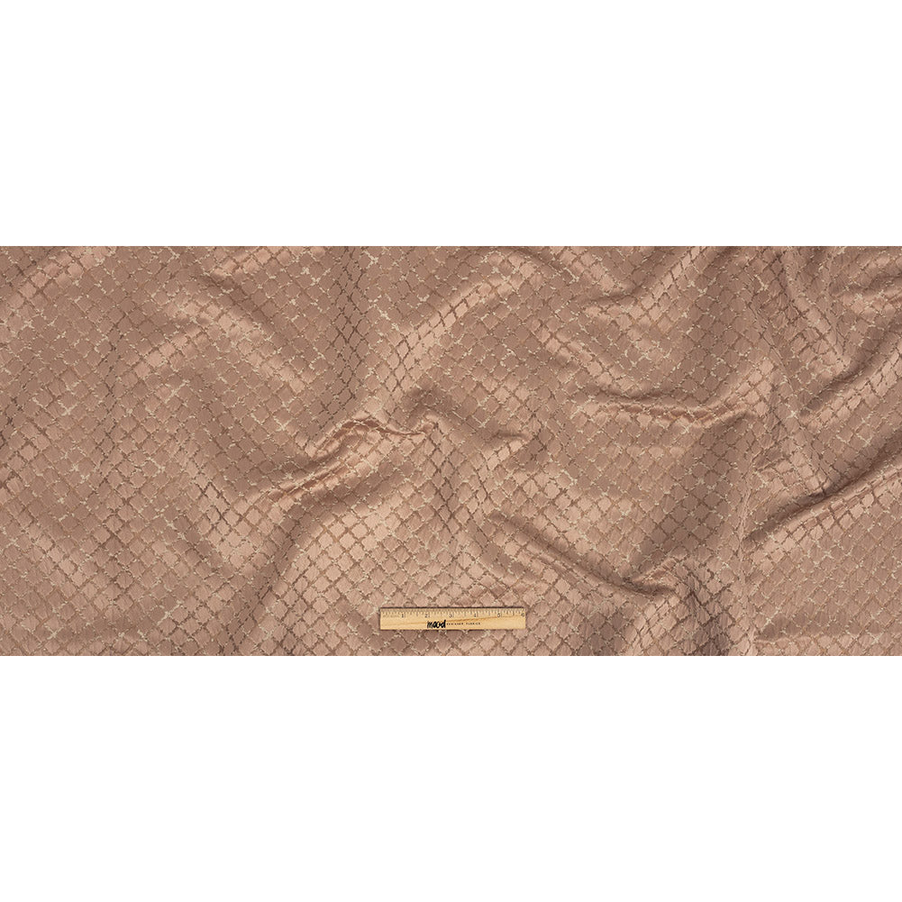 Drapery Jacquard - Blush Moroccan Quatrefoil - British Imported Full