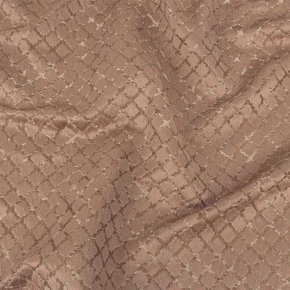 Drapery Jacquard - Blush Moroccan Quatrefoil - British Imported