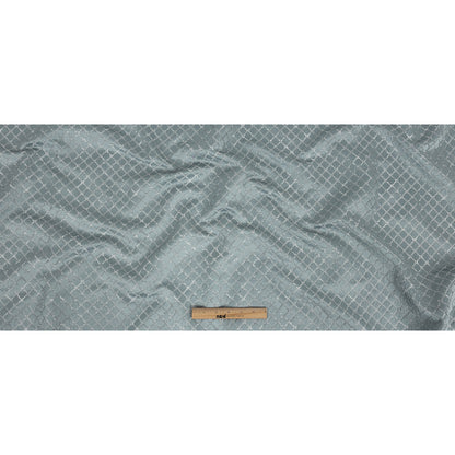 Drapery Jacquard - Ice Moroccan Quatrefoil - British Imported Full
