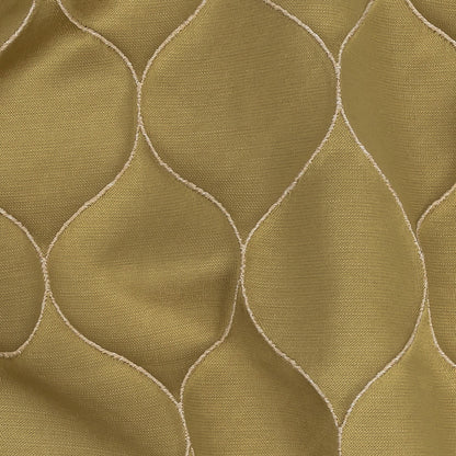 Satin-Faced Drapery Jacquard - Apple Ogees - British Imported Detail