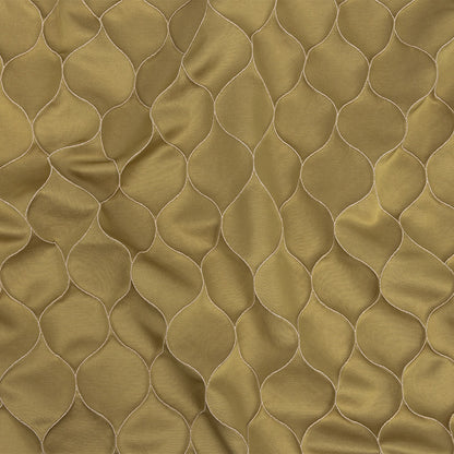 Satin-Faced Drapery Jacquard - Apple Ogees - British Imported