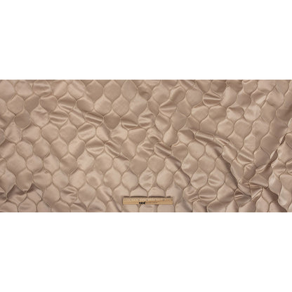 Satin-Faced Drapery Jacquard - Shell Ogees - British Imported Full