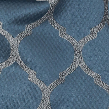 Satin-Faced Jacquard - Danube Moroccan Quatrefoil - British Imported Detail