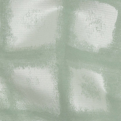 Drapery Jacquard - Sage Painterly Squares - British Imported Detail