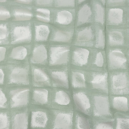 Drapery Jacquard - Sage Painterly Squares - British Imported