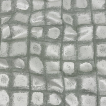 Drapery Jacquard - Seafoam Painterly Squares - British Imported