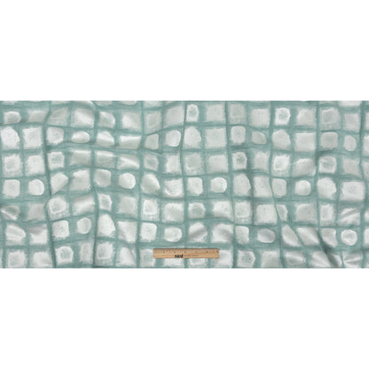 Drapery Jacquard - Spa Painterly Squares - British Imported Full