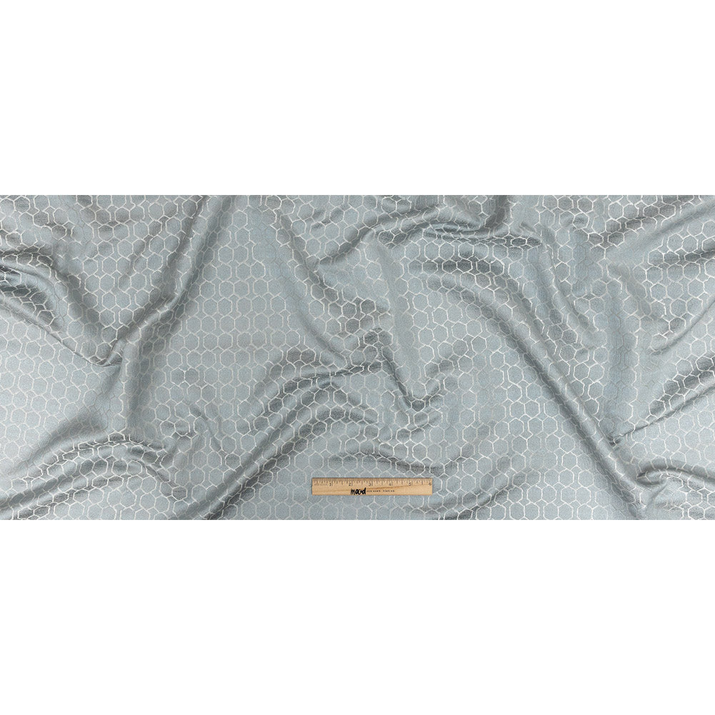 Polyester Jacquard - Ice Honeycombs - British Imported Full
