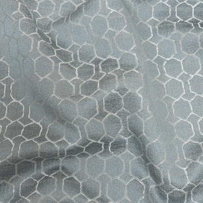 Polyester Jacquard - Ice Honeycombs - British Imported