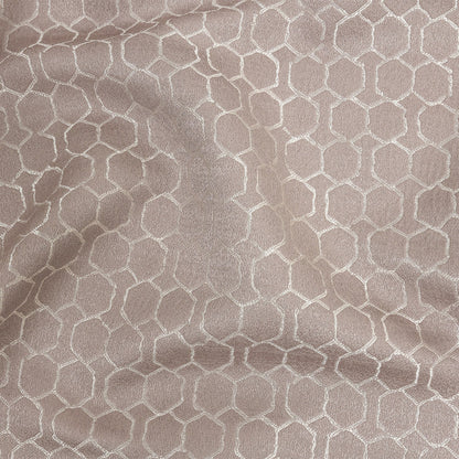 Polyester Jacquard - Orchid Honeycombs - British Imported