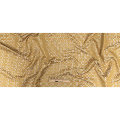 Polyester Jacquard - Sunflower Honeycombs - British Imported Full