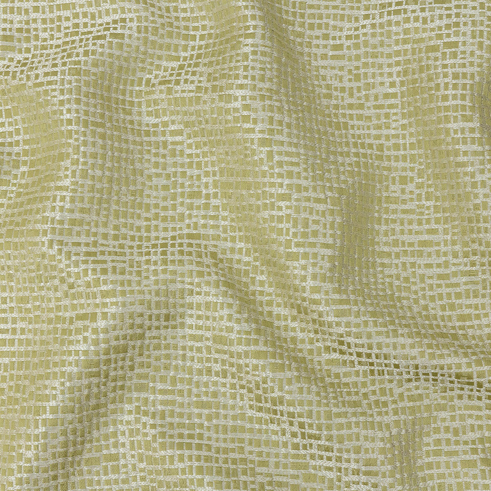 Polyester Jacquard - Apple Grid - British Imported