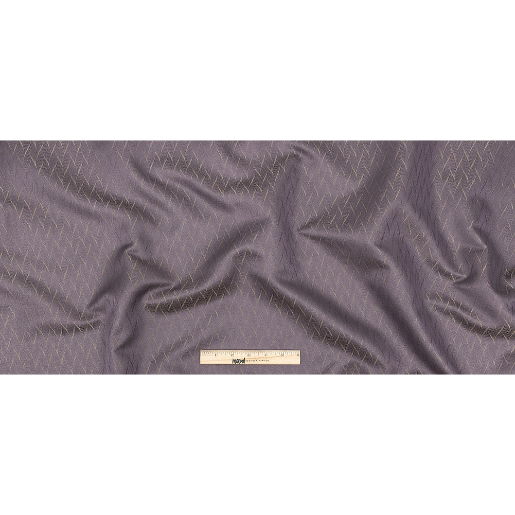 Drapery Jacquard - Amethyst Flowing Leaves - British Imported Full