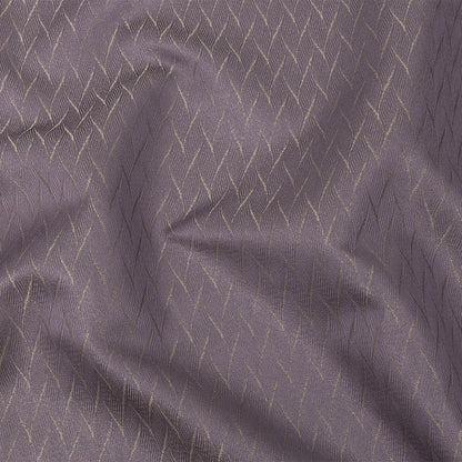 Drapery Jacquard - Amethyst Flowing Leaves - British Imported