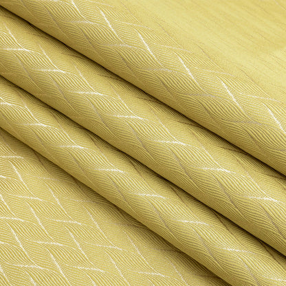 Drapery Jacquard - Zest Flowing Leaves - British Imported Folded