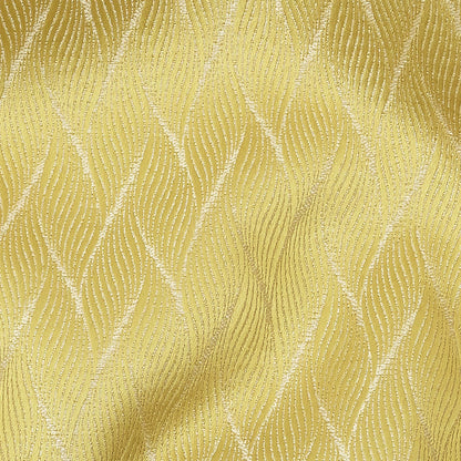 Drapery Jacquard - Zest Flowing Leaves - British Imported Detail