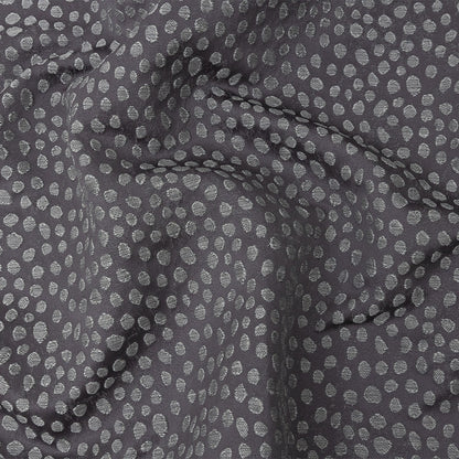 Polyester Jacquard - Iris Spots - British Imported