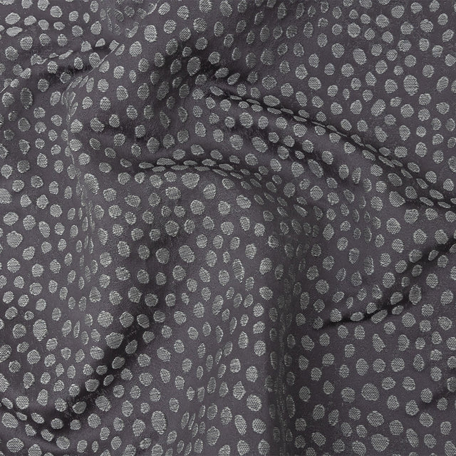 Polyester Jacquard - Iris Spots - British Imported