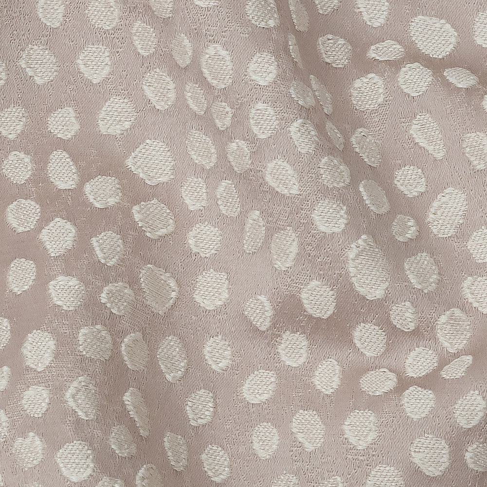 Polyester Jacquard - Orchid Spots - British Imported Detail