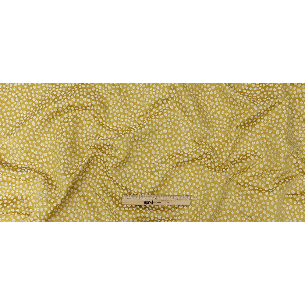 Polyester Jacquard - Sunflower Spots - British Imported Full