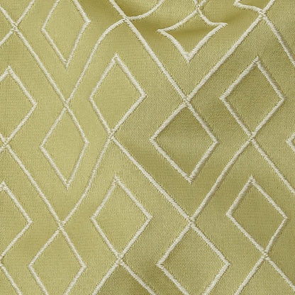 Satin-Faced Jacquard - Apple Diamond Fret - British Imported Detail