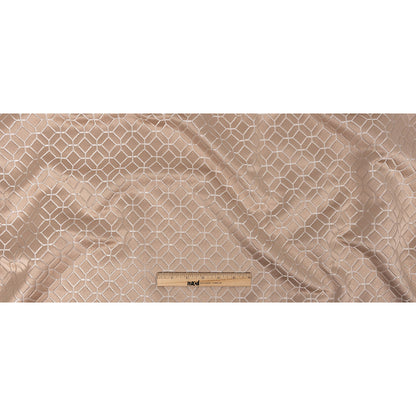 Polyester Jacquard - Shell Tiled Geometric - British Imported Full