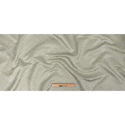 Polyester Jacquard - Willow Tiled Geometric - British Imported Full